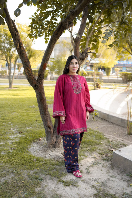 Aneela Winter Collection 2026 – 3-Piece Unstitched Suit