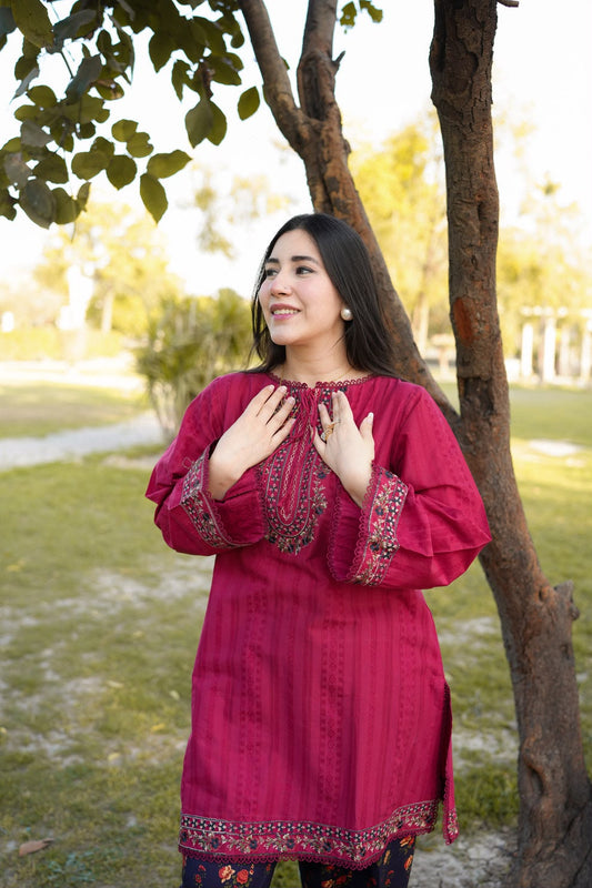 Aneela Winter Collection 2026 – 3-Piece Unstitched Suit