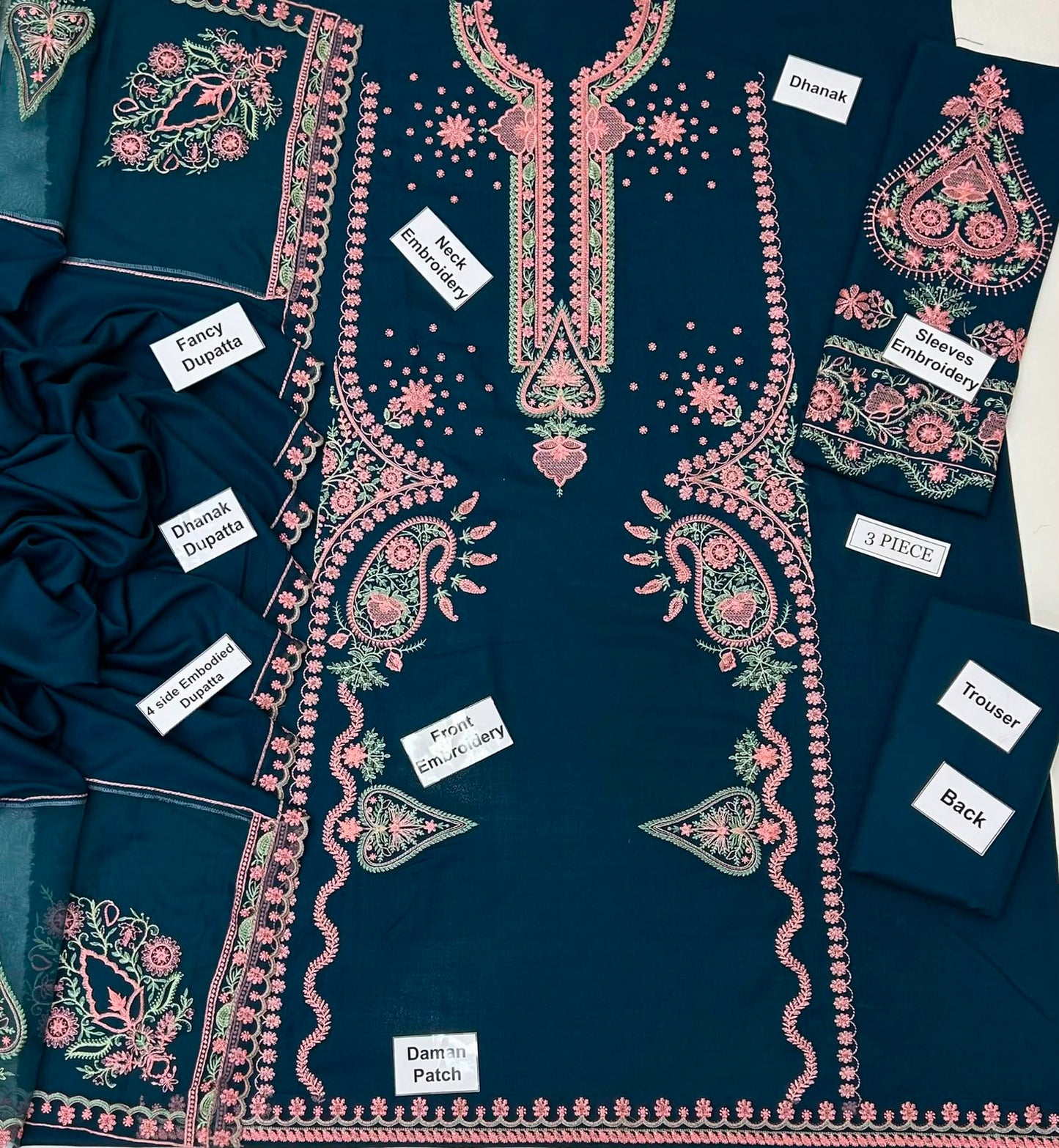 Hussain Rehar Winter Collection 2026 – 3-Piece Unstitched Suit